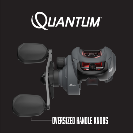 Quantum EX 201c Baitcast Fishing Reel Left Hand 5.1 1 Ratio for sale online