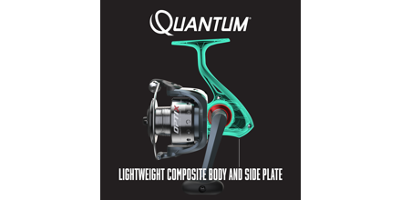 Quantum Optix Spinning Fishing Reel, Size 10