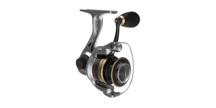 Quantum Strategy Spinning Fishing Reel, Size 60 Reel, Silver/Gold