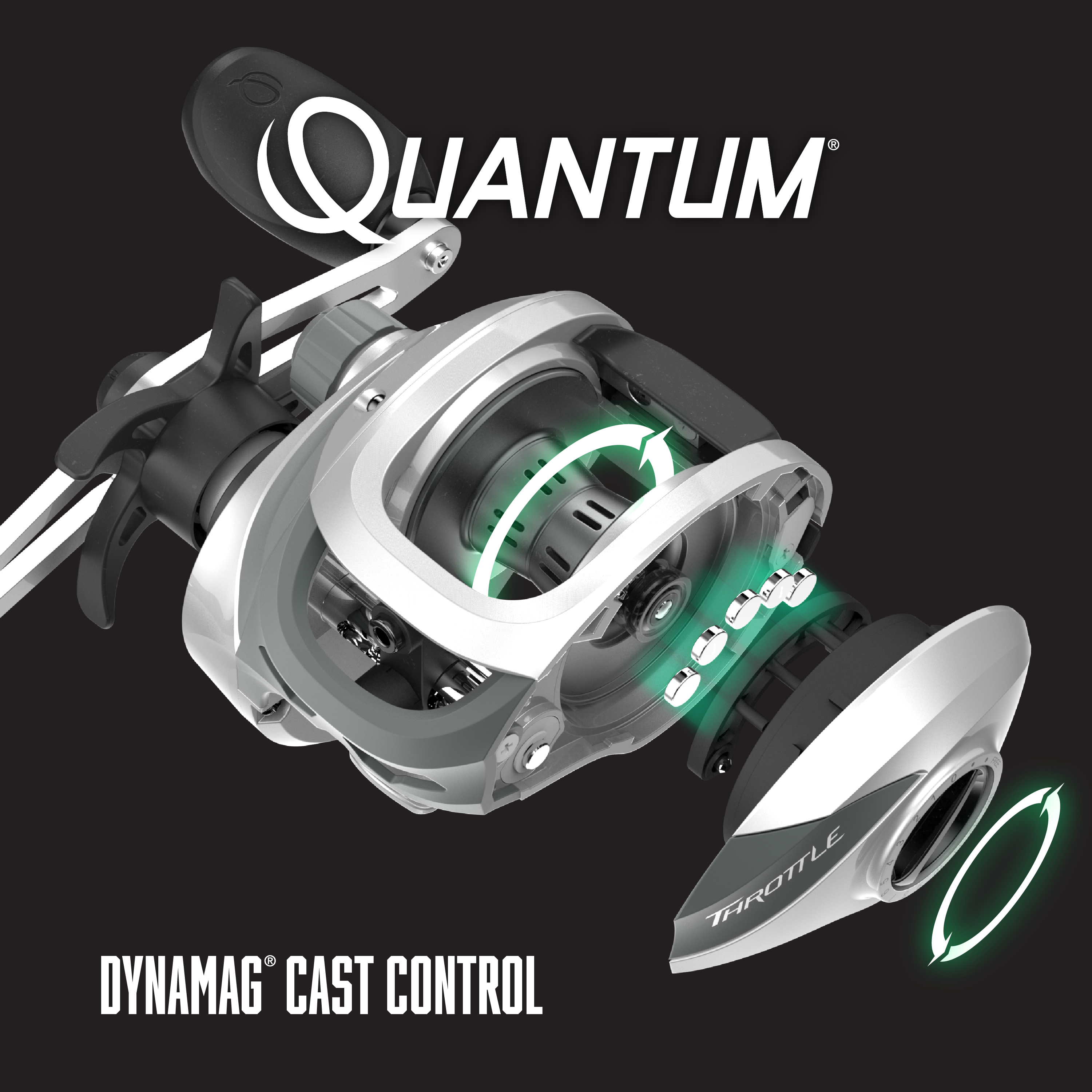 Quantum Reel, Throttle Baitcast Reel, , Quality  Fishing Gear